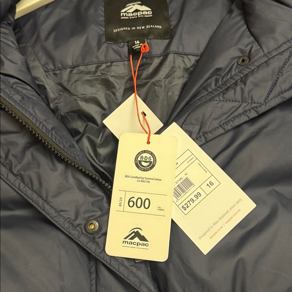 Macpac Navy Blue Hooded Women's Vest - Picture 12 of 15